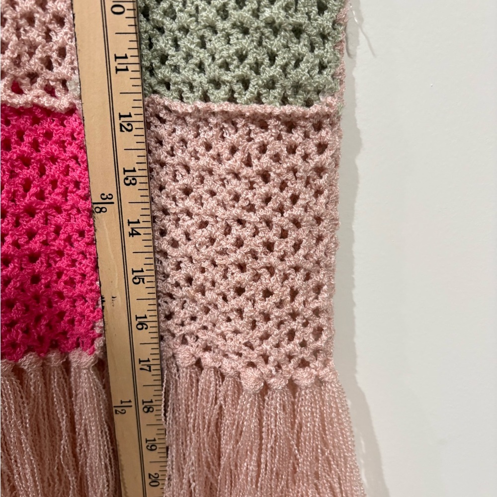 POL Colorful Patchwork Fringe Tank Top - Picture 6 of 6